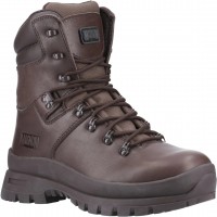 Magnum Valiance Leather Boots Occupational High Leg Boots Brown 